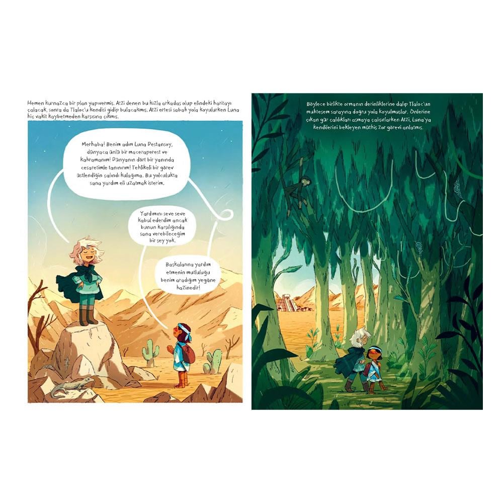 Luna ve Tlaloc un Hazinesi Çocuk Kitapları Uzmanı - Children's Books Expert
