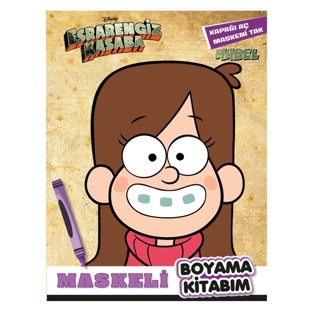 MABEL - ESRARENGİZ KASABA MASKELİ BOYAMA KİTABIM Çocuk Kitapları Uzmanı - Children's Books Expert