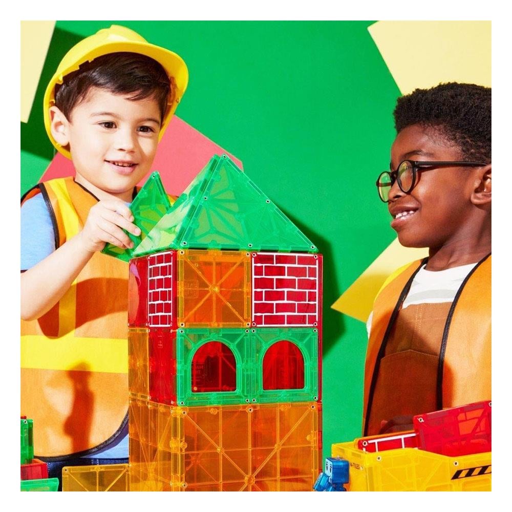 Magna-Tiles Builder XL - İnşaat XL 50 Parça Çocuk Kitapları Uzmanı - Children's Books Expert