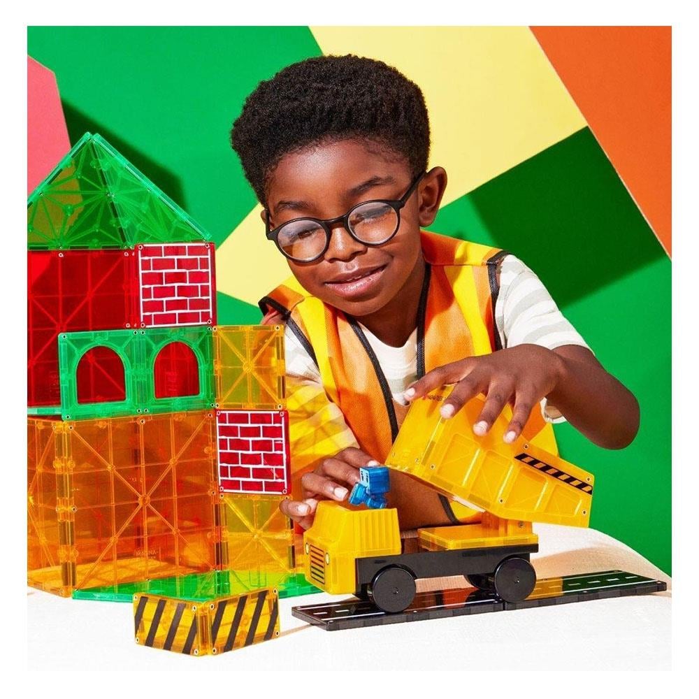 Magna-Tiles Builder XL - İnşaat XL 50 Parça Çocuk Kitapları Uzmanı - Children's Books Expert