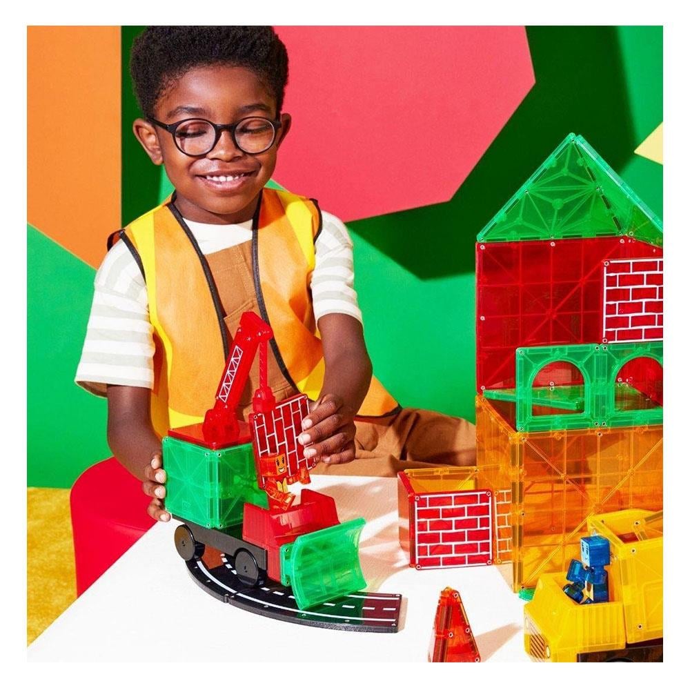 Magna-Tiles Builder XL - İnşaat XL 50 Parça Çocuk Kitapları Uzmanı - Children's Books Expert