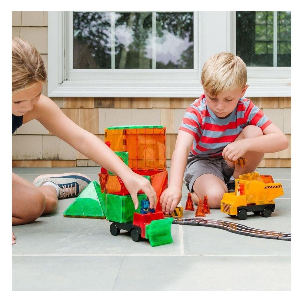 Magna-Tiles Builder XL - İnşaat XL 50 Parça Çocuk Kitapları Uzmanı - Children's Books Expert