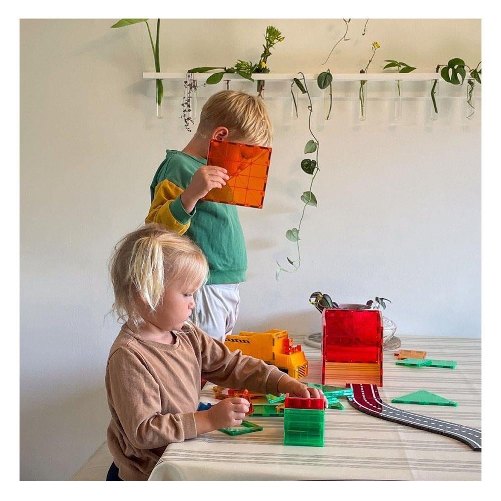 Magna-Tiles Builder XL - İnşaat XL 50 Parça Çocuk Kitapları Uzmanı - Children's Books Expert