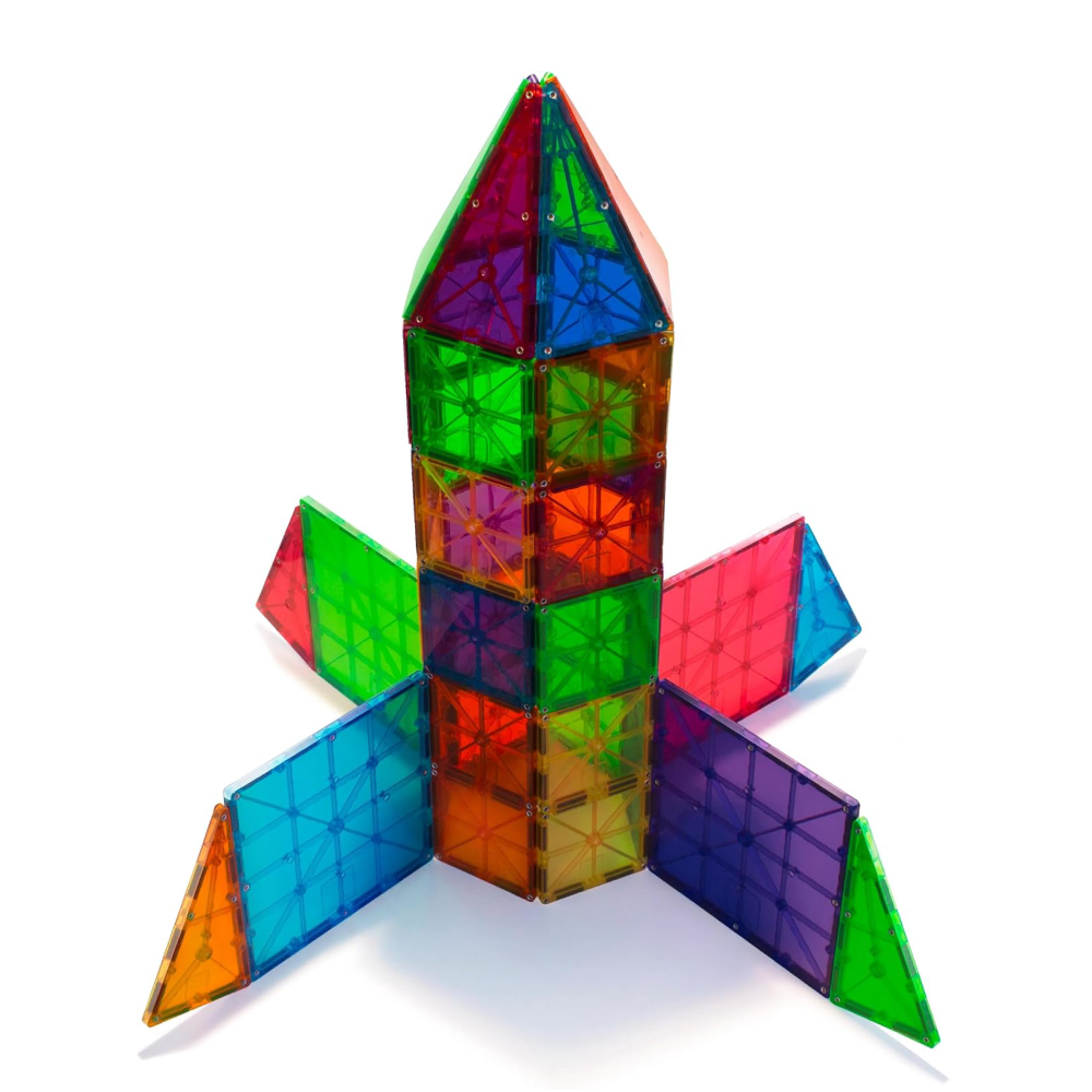 Magna-Tıles Clear Colors 100 Parça Çocuk Kitapları Uzmanı - Children's Books Expert