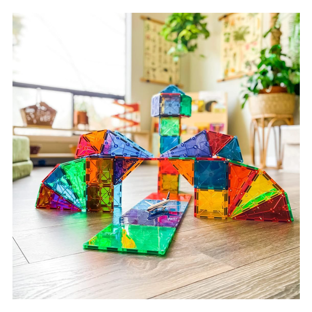 Magna-Tıles Clear Colors 100 Parça Çocuk Kitapları Uzmanı - Children's Books Expert