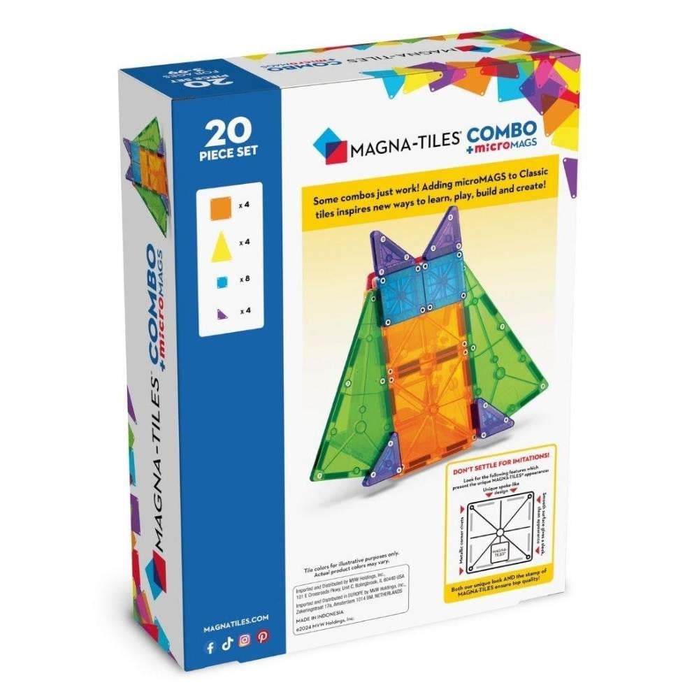 Magna-Tiles Combo + microMAGS - 20 Parça Çocuk Kitapları Uzmanı - Children's Books Expert