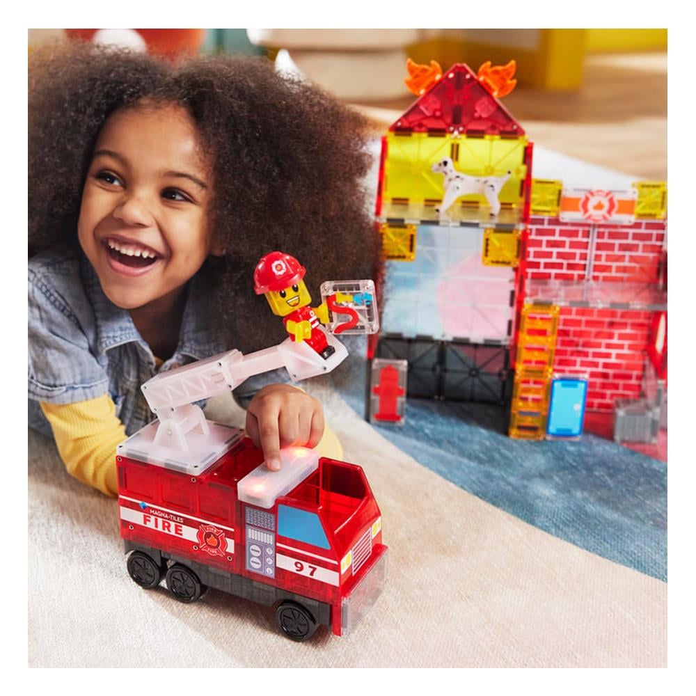 Magna-Tıles Fire Station 50 Parça Set Çocuk Kitapları Uzmanı - Children's Books Expert