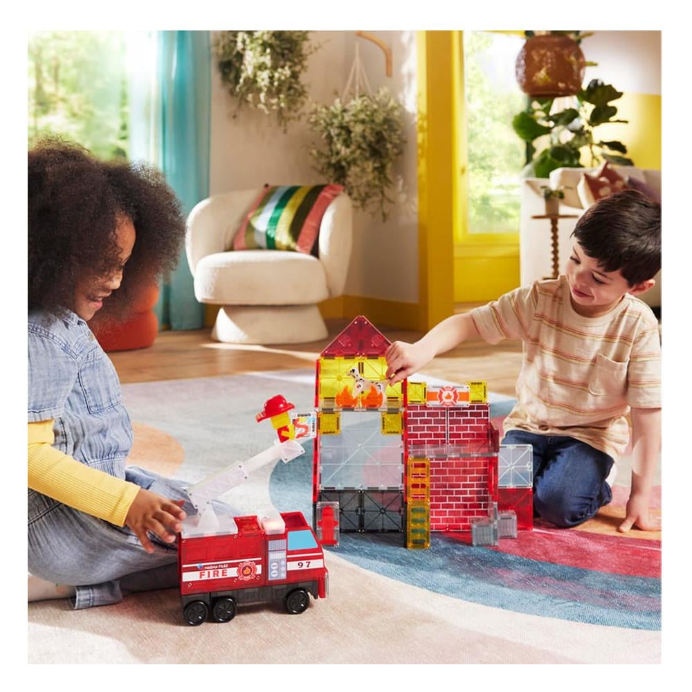 Magna-Tıles Fire Station 50 Parça Set Çocuk Kitapları Uzmanı - Children's Books Expert