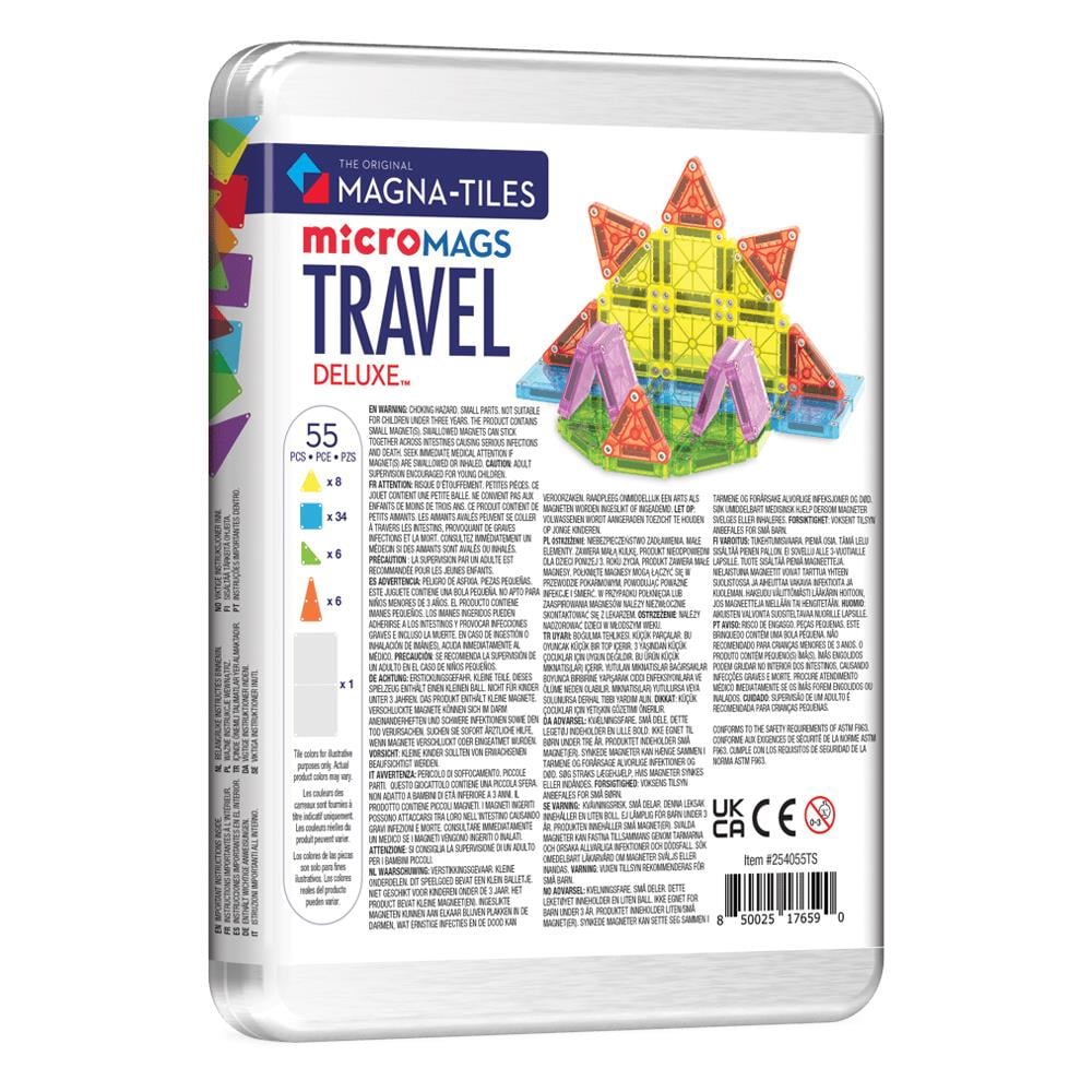 Magna-Tıles MicroMAGS Travel Deluxe 55 Parça Set Çocuk Kitapları Uzmanı - Children's Books Expert