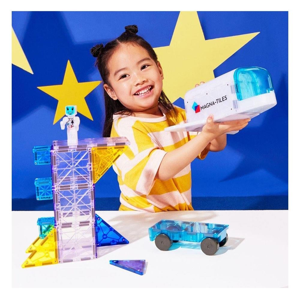 Magna-Tiles Space + microMAGS - Uzay 32 Parça Çocuk Kitapları Uzmanı - Children's Books Expert
