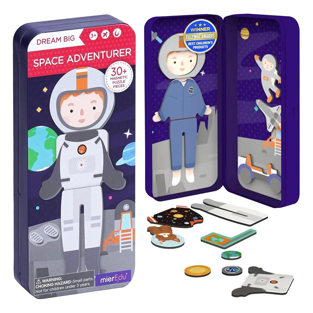 Magnetic Puzzle Box-Space Adventurers Çocuk Kitapları Uzmanı - Children's Books Expert