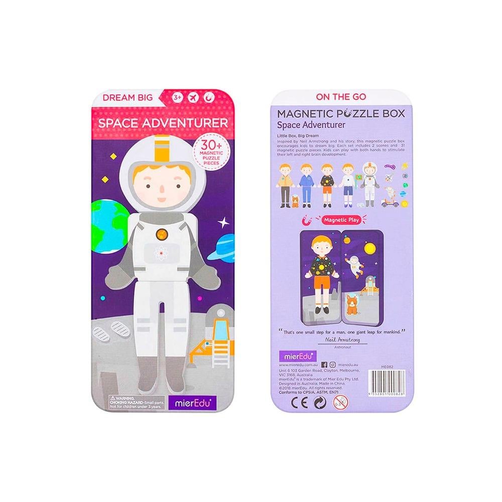 Magnetic Puzzle Box-Space Adventurers Çocuk Kitapları Uzmanı - Children's Books Expert