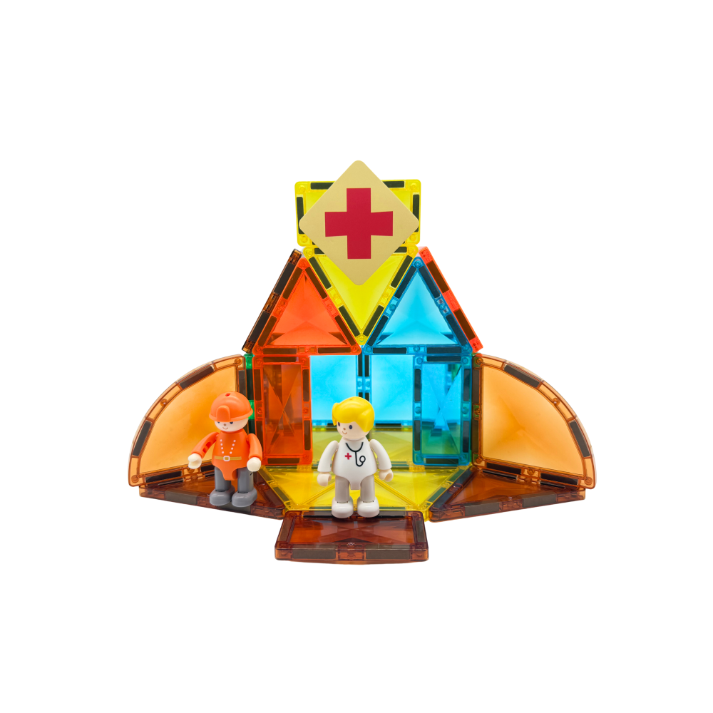Magnetic Tiles - Şehir Kahramanları, 33 Parça