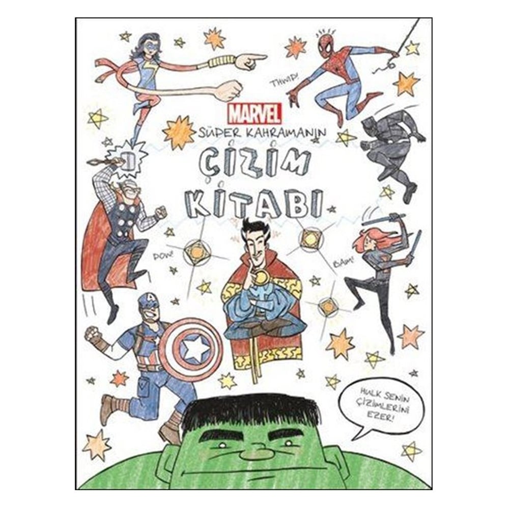MARVEL- SÜPER KAHRAMANIN ÇİZİM KİTABI Çocuk Kitapları Uzmanı - Children's Books Expert