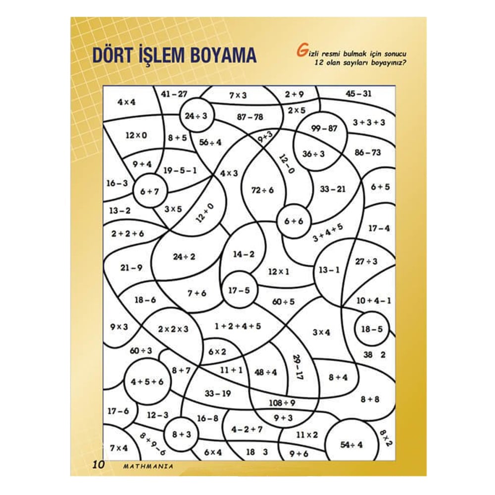 MATHMANIA MATEMATİK ZEKA VE DİKKAT GELİŞİM SETİ Çocuk Kitapları Uzmanı - Children's Books Expert