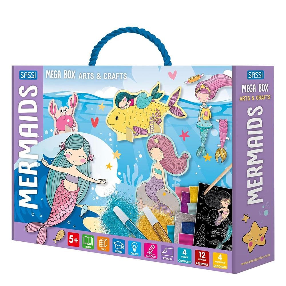 Mega Box Arts and Crafts - Mermaids Çocuk Kitapları Uzmanı - Children's Books Expert