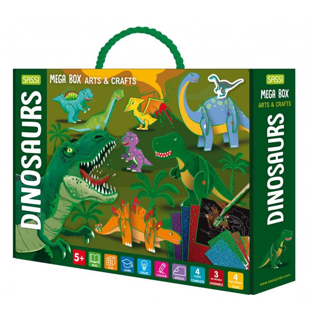 Mega Box Arts & Crafts - Dinosaurs Çocuk Kitapları Uzmanı - Children's Books Expert