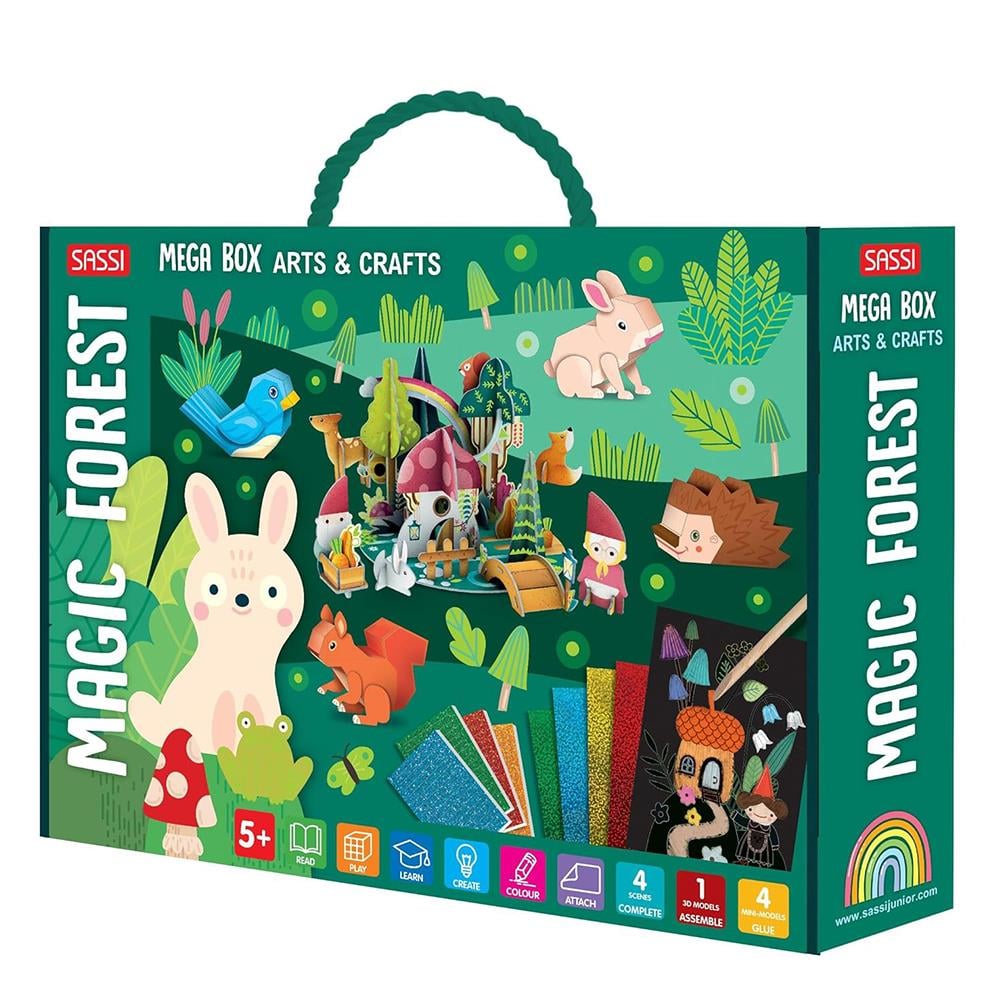 Mega Box Arts & Crafts - Magic Forest Çocuk Kitapları Uzmanı - Children's Books Expert