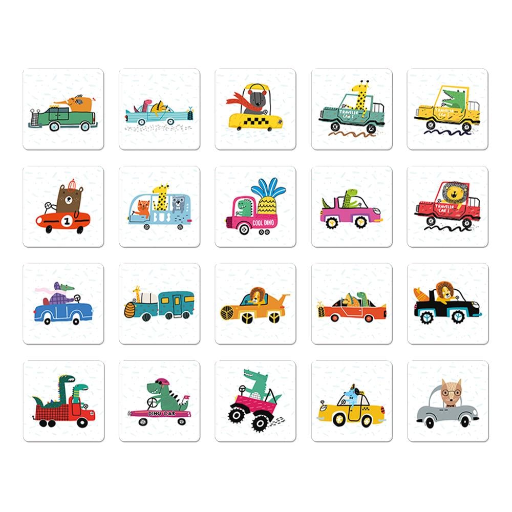 Memo Box - Automobili - Cars Çocuk Kitapları Uzmanı - Children's Books Expert