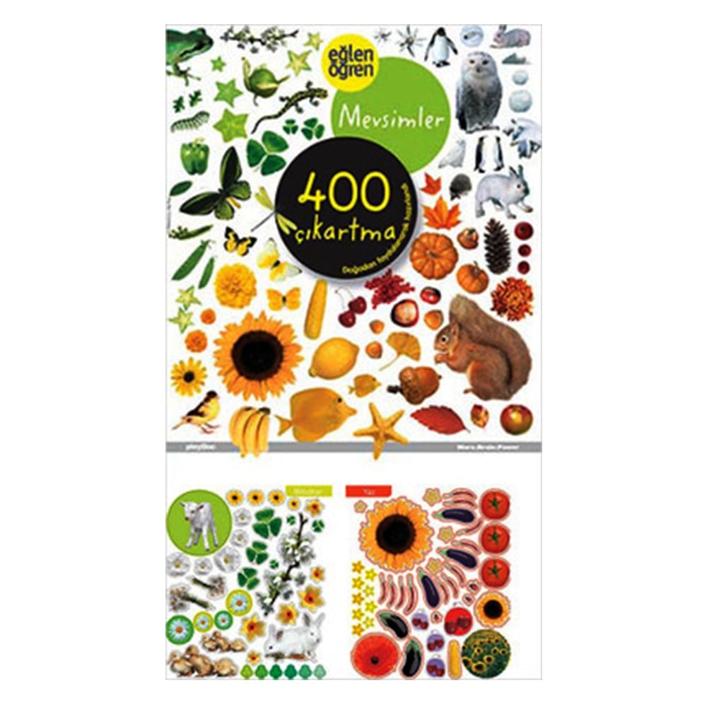 MEVSİMLER 400 ÇIKARTMA Çocuk Kitapları Uzmanı - Children's Books Expert