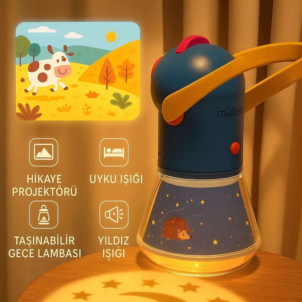 Mideer Masal Projektörü-Kids Storybook Torch (4’ü 1 Arada)