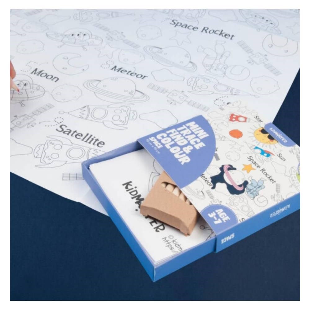 MINI TRACE FIND & COLOUR SPACE Çocuk Kitapları Uzmanı - Children's Books Expert