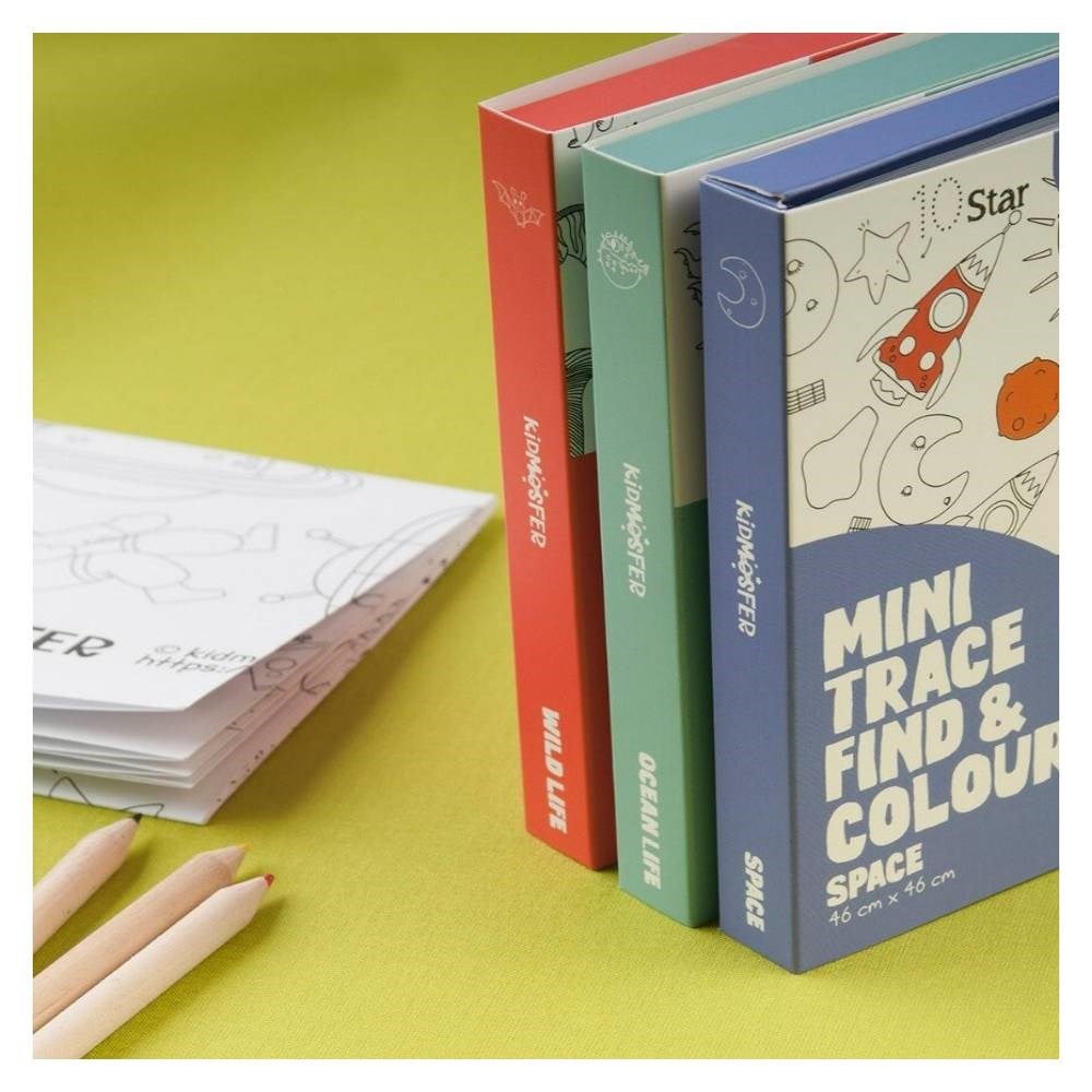 MINI TRACE FIND & COLOUR SPACE Çocuk Kitapları Uzmanı - Children's Books Expert