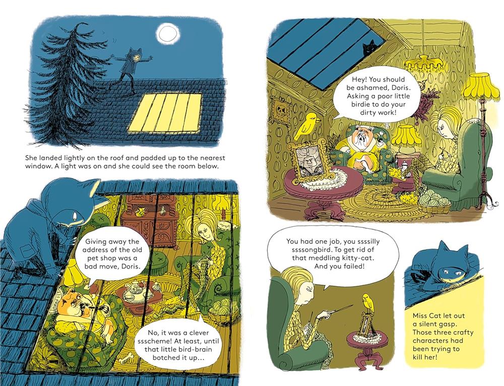 Miss Cat - The Case of the Curious Canary Çocuk Kitapları Uzmanı - Children's Books Expert