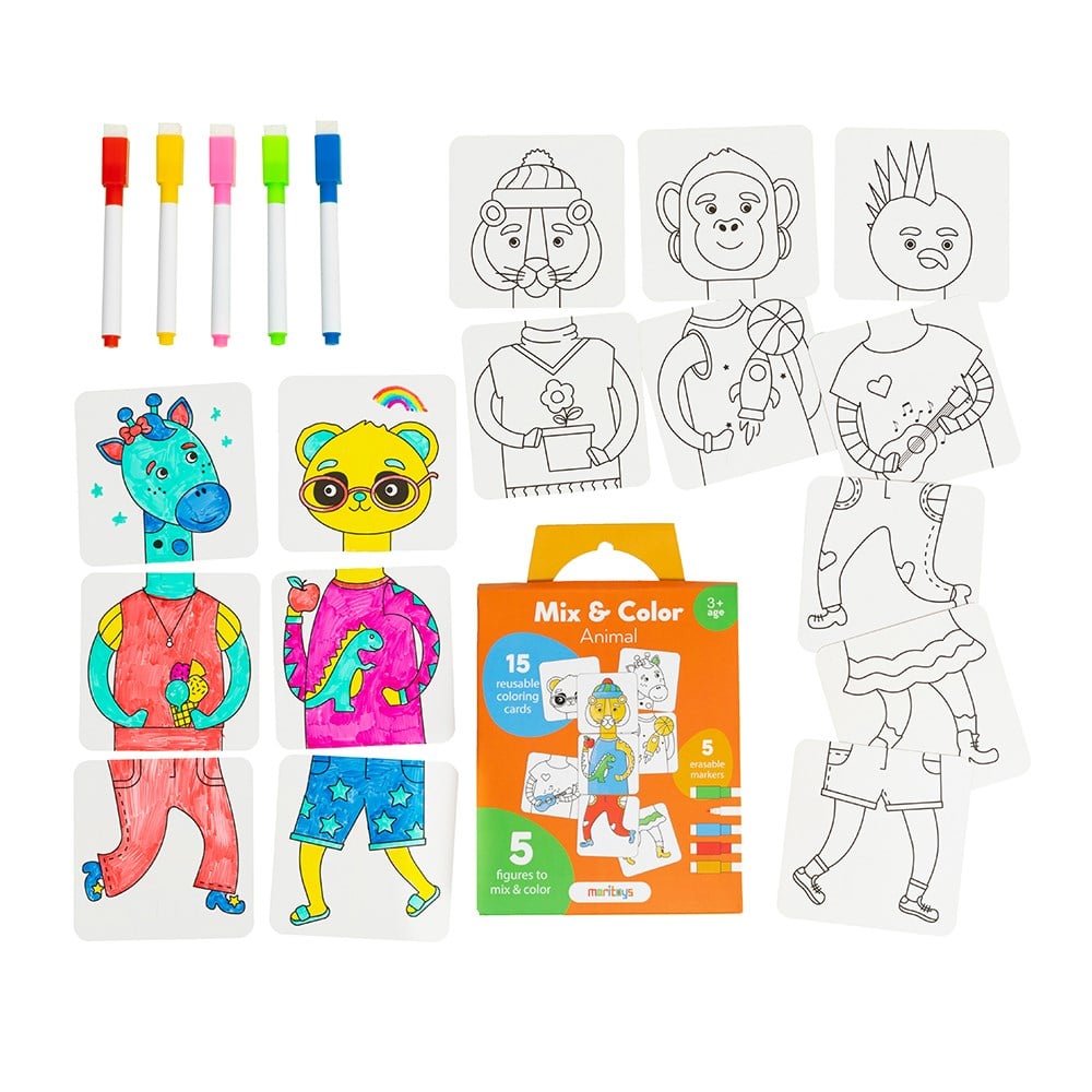 MIX AND COLOR - ANIMALS Çocuk Kitapları Uzmanı - Children's Books Expert