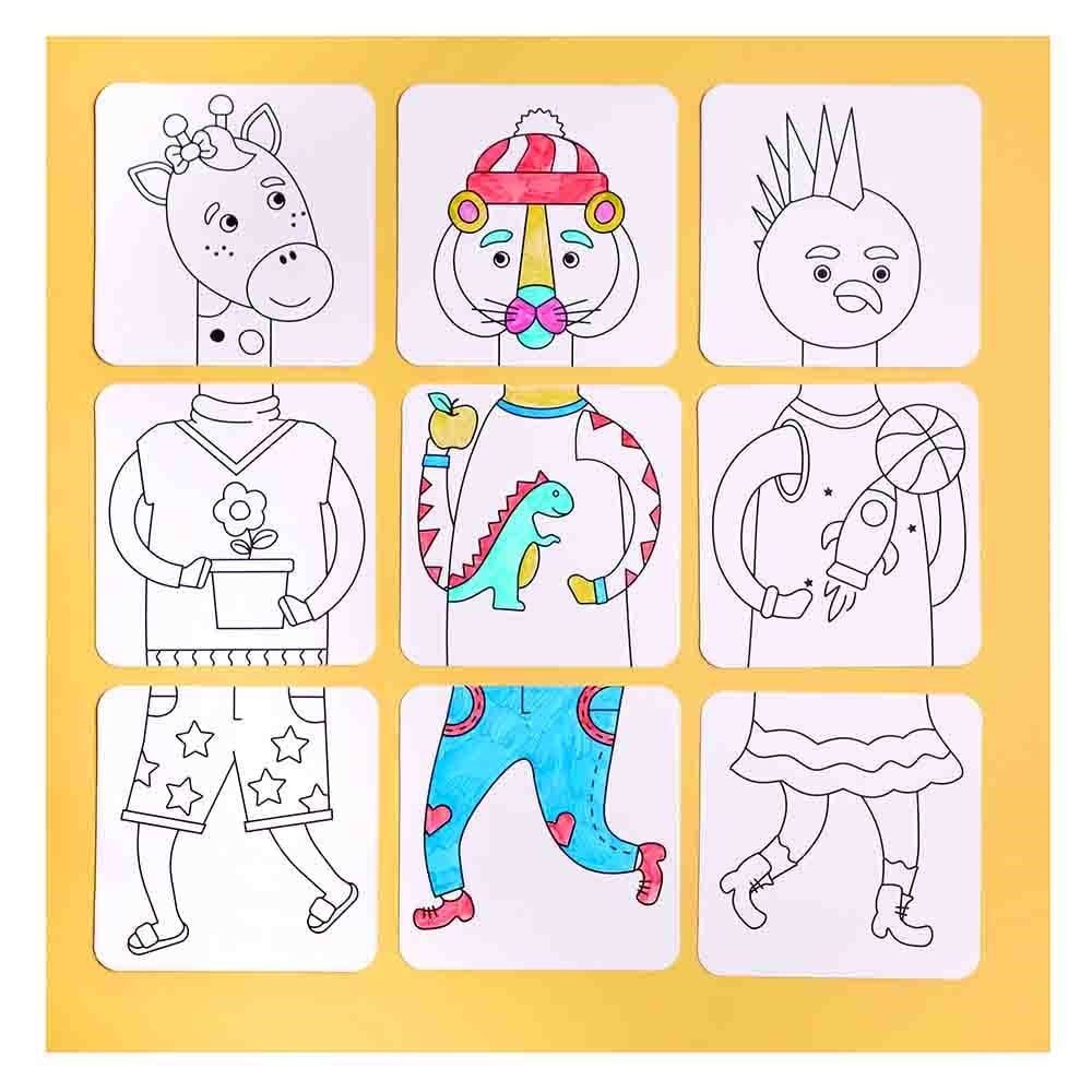 MIX AND COLOR - ANIMALS Çocuk Kitapları Uzmanı - Children's Books Expert