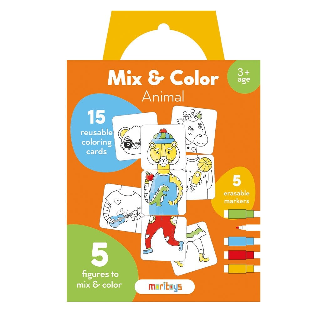 MIX AND COLOR - ANIMALS Çocuk Kitapları Uzmanı - Children's Books Expert