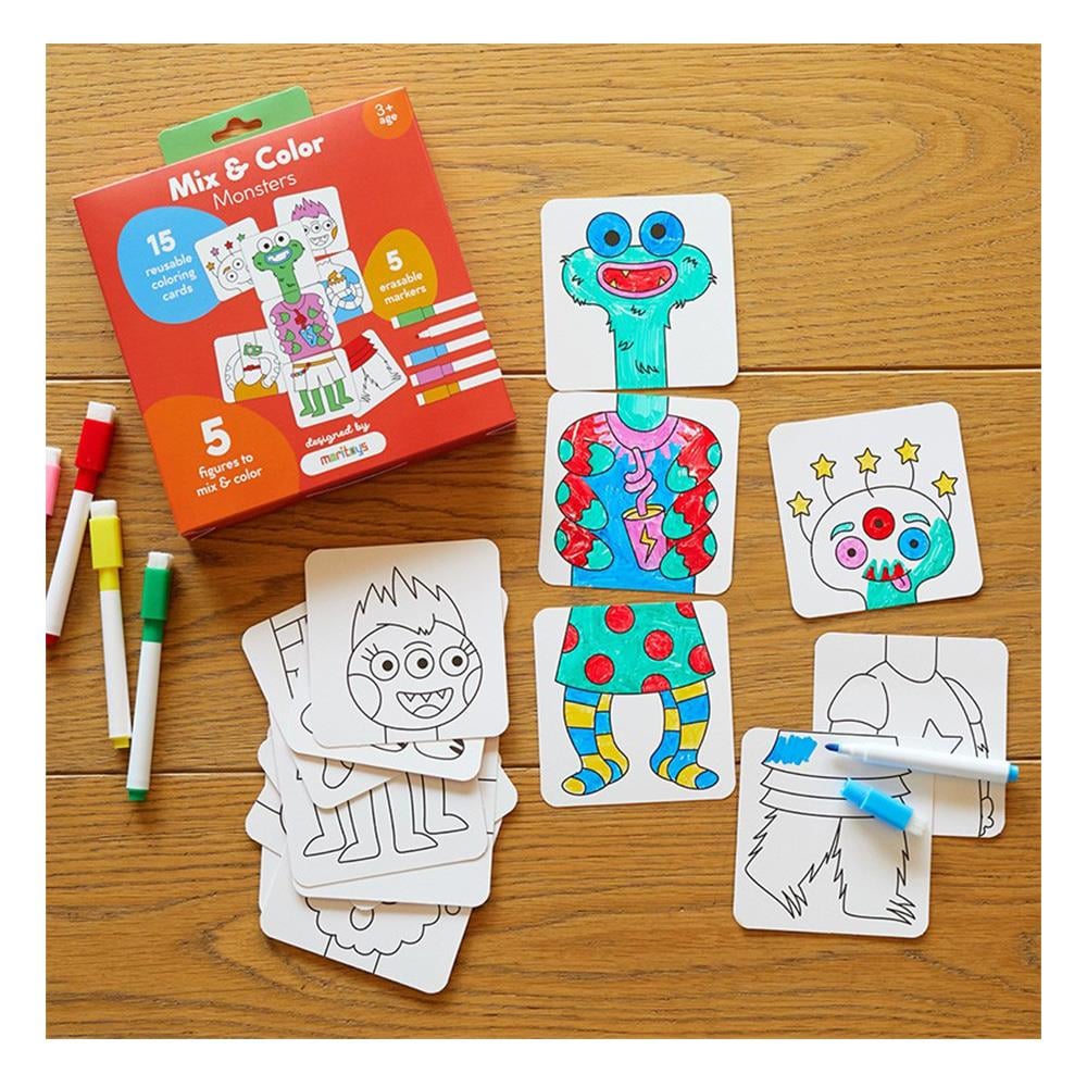 Mix And Color - Monsters Çocuk Kitapları Uzmanı - Children's Books Expert