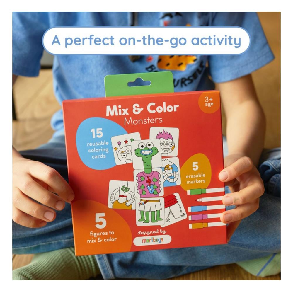 Mix And Color - Monsters Çocuk Kitapları Uzmanı - Children's Books Expert