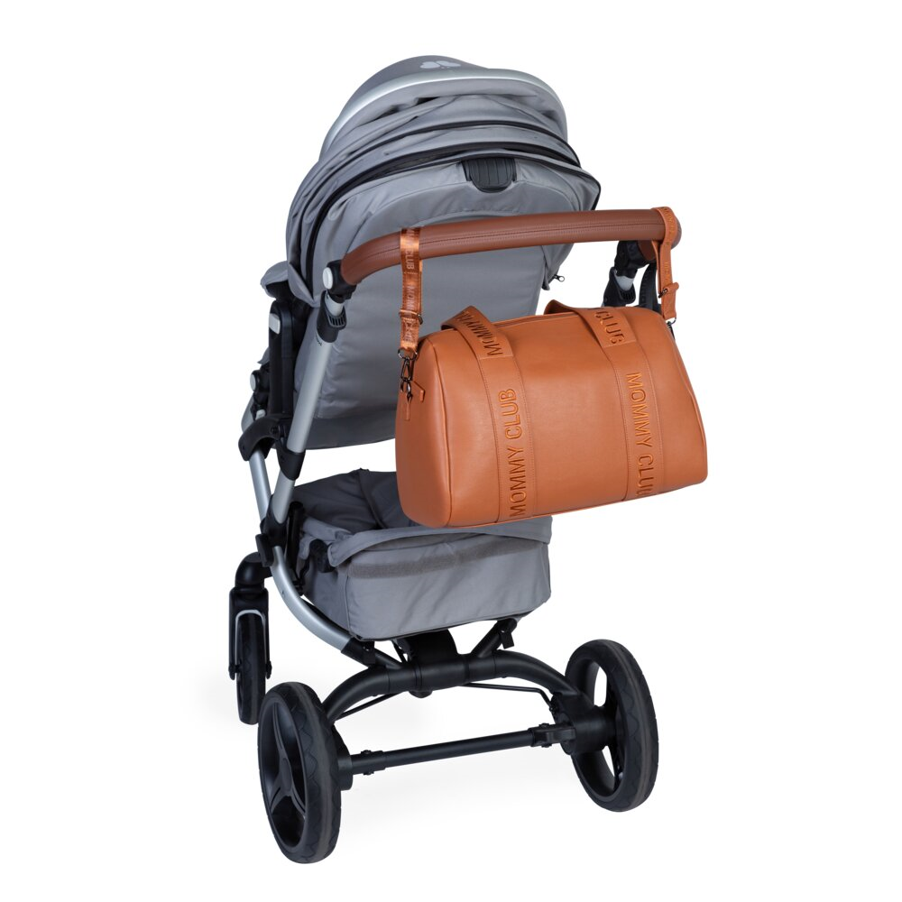 Mommy  Club Bag, Vegan Deri Kahve