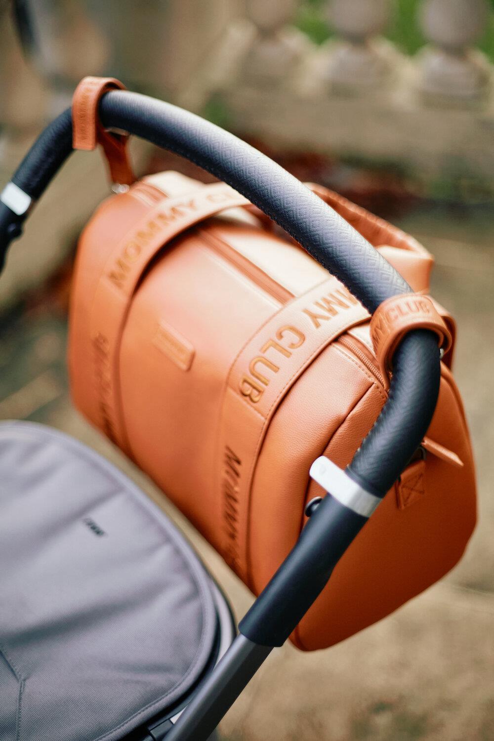 Mommy  Club Bag, Vegan Deri Kahve
