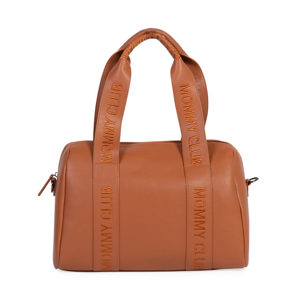 Mommy  Club Bag, Vegan Deri Kahve