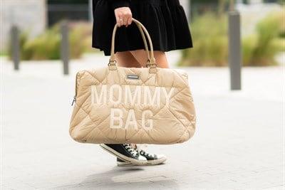 Mommy Bag, Anne Bebek Bakım Çantası Puffy, Bej