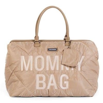 Mommy Bag, Anne Bebek Bakım Çantası Puffy, Bej
