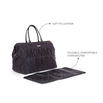 Mommy Bag, Anne Bebek Bakım Çantası Puffy, Siyah