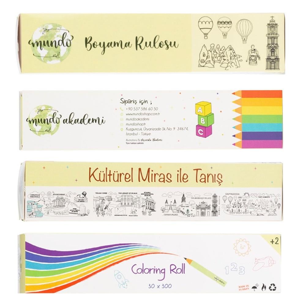 Mundo Boyama Rulosu - Kültürel Miras Çocuk Kitapları Uzmanı - Children's Books Expert