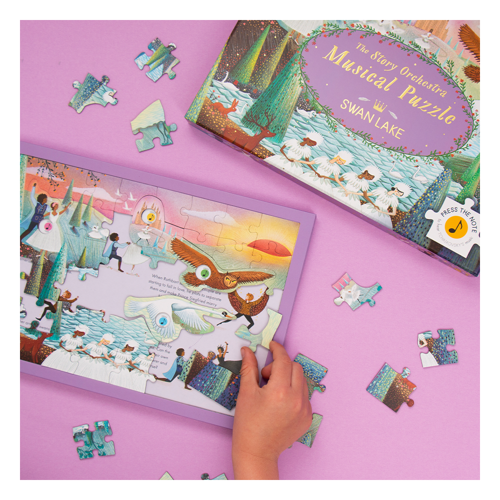 Musical Puzzle - The Story Orchestra Swan Lake Çocuk Kitapları Uzmanı - Children's Books Expert