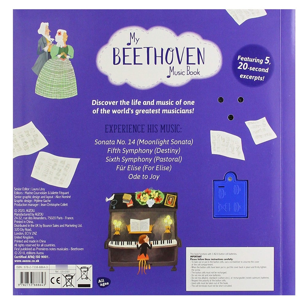 MY BEETHOVEN MUSIC BOOK Çocuk Kitapları Uzmanı - Children's Books Expert