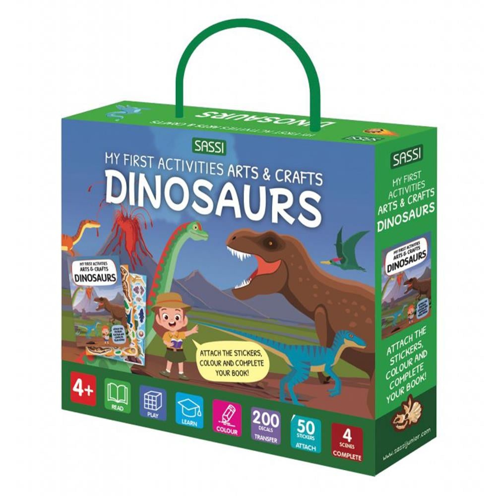 MY FIRST ACTIVITIES ARTS AND CRAFTS - DINOSAURS Çocuk Kitapları Uzmanı - Children's Books Expert