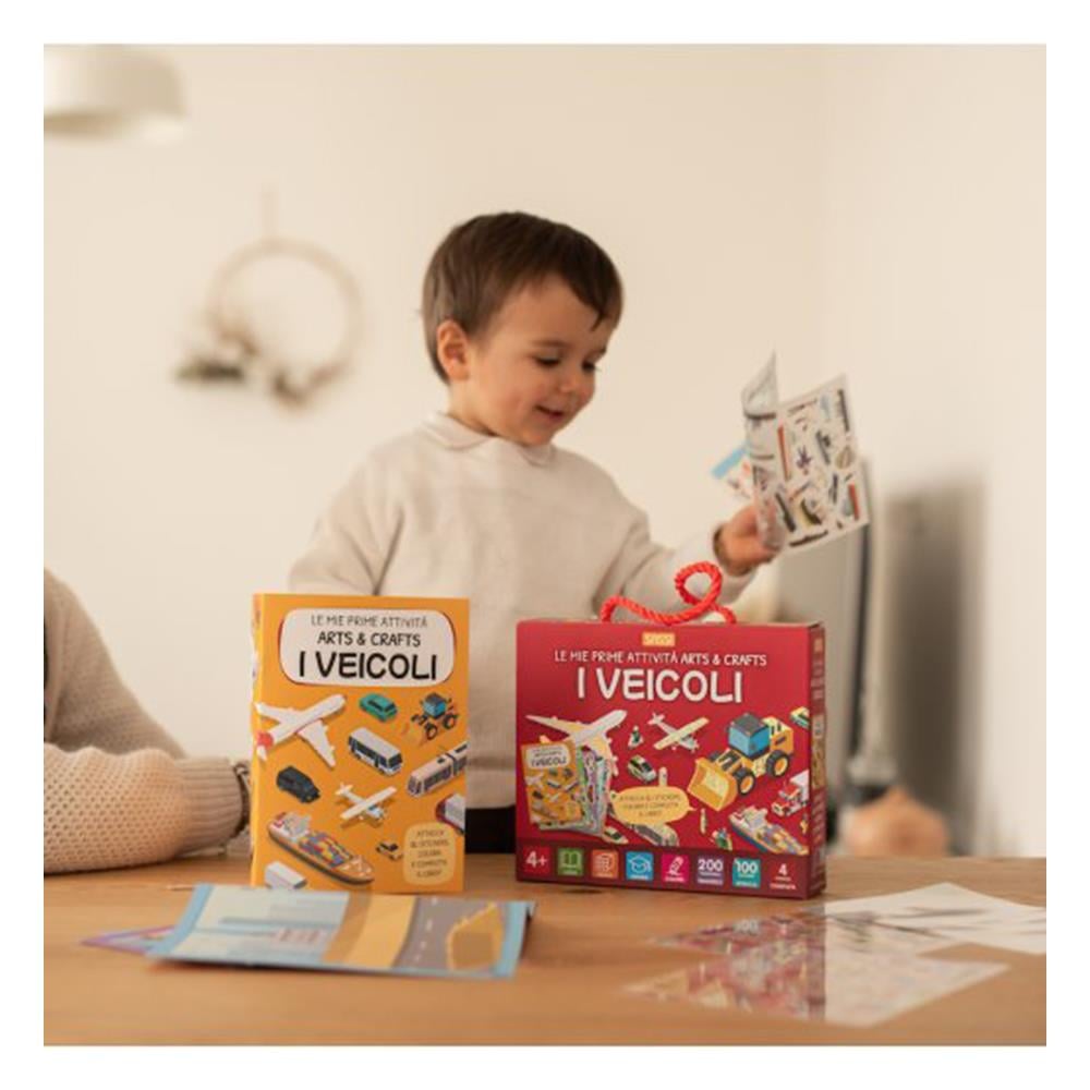 My First Activities Arts And Crafts - Vehicles Çocuk Kitapları Uzmanı - Children's Books Expert