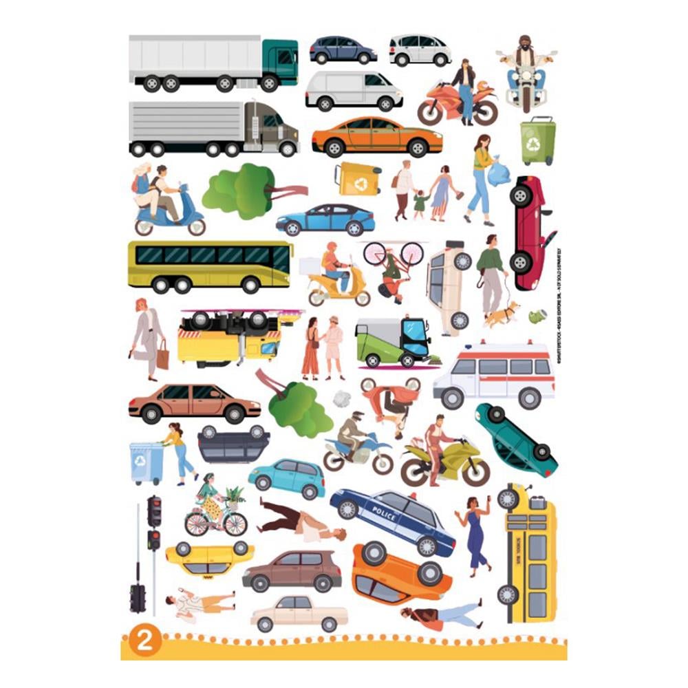 My First Activities Arts And Crafts - Vehicles Çocuk Kitapları Uzmanı - Children's Books Expert