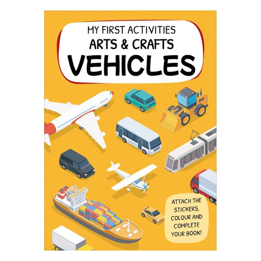 My First Activities Arts And Crafts - Vehicles Çocuk Kitapları Uzmanı - Children's Books Expert