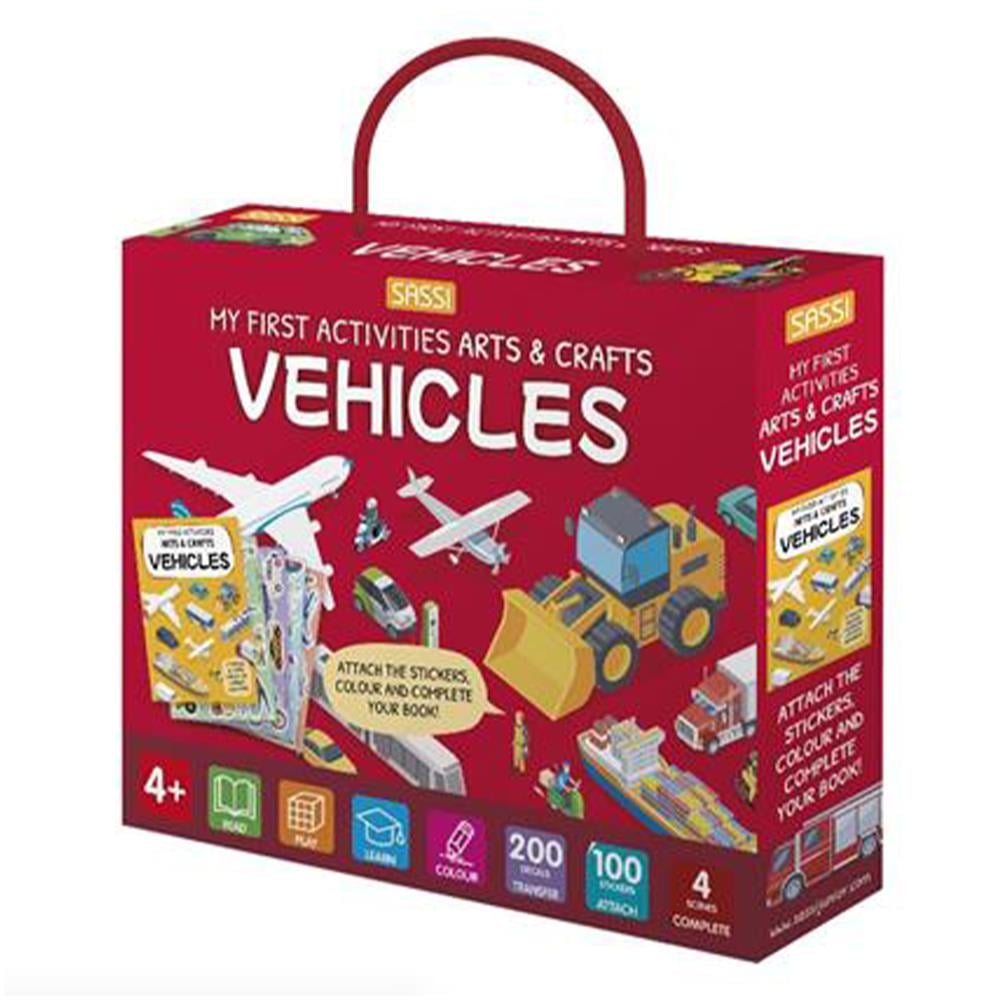 MY FIRST ACTIVITIES ARTS AND CRAFTS - VEHICLES Çocuk Kitapları Uzmanı - Children's Books Expert