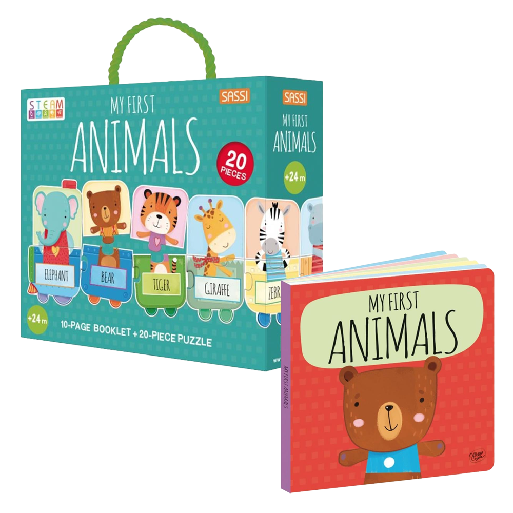 My First Animals - Steam Puzzle Çocuk Kitapları Uzmanı - Children's Books Expert