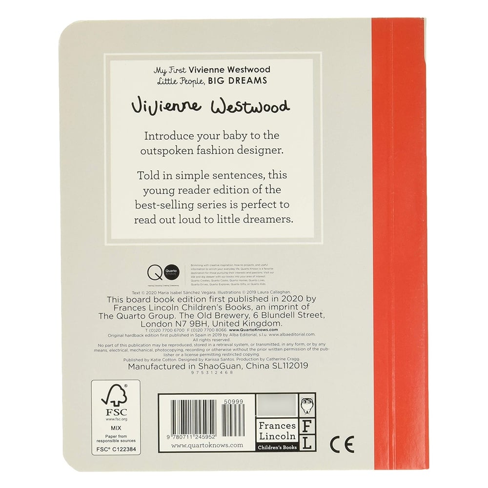 MY FIRST LITTLE PEOPLE, BIG DREAMS - VIVIENNE WESTWOOD #yenigelenler Çocuk Kitapları Uzmanı - Children's Books Expert
