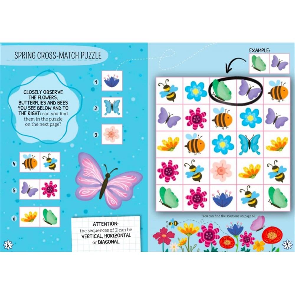 My First Logic Games - Matching Flowers Çocuk Kitapları Uzmanı - Children's Books Expert